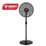 Ventilateur sur pied avec bouton de vitesse Smart Technology - 16" - 3 vitesses - 8 hélices - 40W - Hauteur réglable - Protection thermique contre la surchauffe - STV-1655T