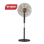 Ventilateur sur pied avec bouton de vitesse Smart Technology - 18" - 4 vitesses - 7 hélices - 70W - Hauteur réglable - Protection thermique contre la surchauffe - STV-1859W