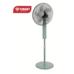 Ventilateur sur pied avec bouton de vitesse Smart Technology - 18" - 4 vitesses - 5 hélices - 70W - Hauteur réglable - Protection thermique contre la surchauffe - STV-1862W