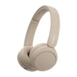 Casque sans fil multipoint avec microphone intégré Sony - Autonomie allant jusqu'à 50h - BT - Commande vocale - Fonction appel mains libres - Beige - WH-CH520CZ