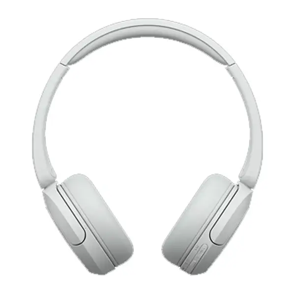 Casque sans fil multipoint avec microphone intégré Sony - Autonomie allant jusqu'à 50h - BT - Commande vocale - Fonction appel mains libres - Blanc - WH-CH520WZ