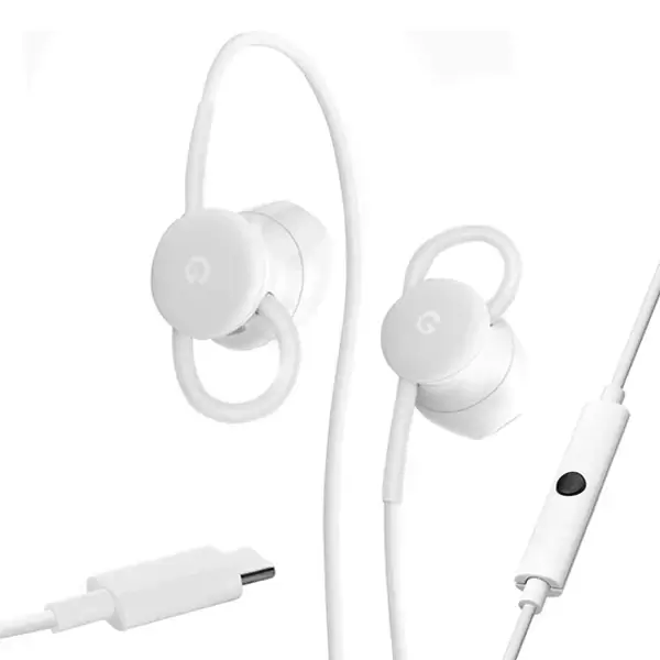 Écouteurs filaire intra-auriculaire pour téléphones Pixel Google - Type-C - Communiquez dans plus de 40 langues avec l'aide intra-auriculaire de Google Tralate - Assistant Google et traduction - G019A