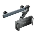 Support de téléphone de voiture à bras de serrage extra large et rotatif pour appui-tête long YESIDO - Épaisseur de l'écran : 4,7 à 13" - Rotation à 720 degrés - C294