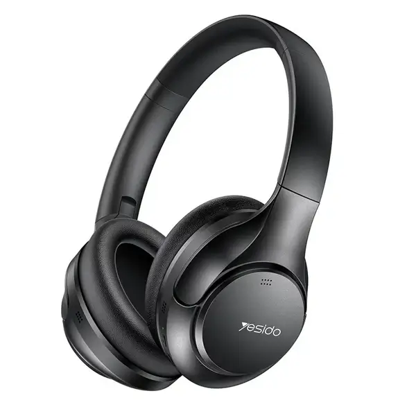 Casque circum-auriculaire à faible latence sans fil YESIDO - 40h d'autonomie - Bluetooth 5.4 - Casque gaming - Double réduction de bruit ANC + ENC - EP09