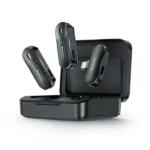 Micro cravate sans fil Lavalier MIC YESIDO - 2 microphones - 8h d'autonomie - Connecteur Type-C - Réduction de bruit - Wifi - 50m sans obstacle - KR17
