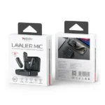 Micro cravate sans fil Lavalier MIC YESIDO - 2 microphones - 8h d'autonomie - Connecteur Type-C - Réduction de bruit - Wifi - 50m sans obstacle - KR17 – Image 2