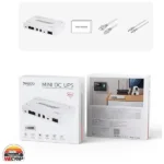 Alimentation de secours multifonctions avec batterie interne intégrée YESIDO - 6 à 7h d'autonomie - 8800mAh - Support RJ45 - USB - DC - POE LAN - YP74K – Image 3
