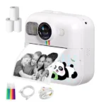 Mini caméra d'impression instantanée Polaroid pour enfants - Imprimante thermique avec écran de 2.4" - 48mp - 1080P - Photo/Video - 2025800324 - Blanc