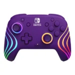 Manette sans fil Afterglow Wave officielle pour Nintendo Switch - Violet