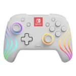 Manette sans fil Afterglow Wave officielle pour Nintendo Switch – Blanc