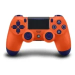 Manette Officielle pour PS4 sans fil Sony DualShock 4 – Orange-bleu