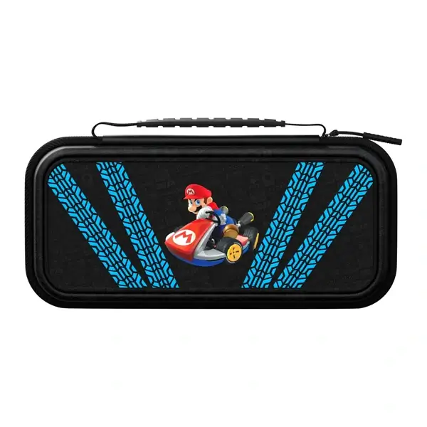 PDP Travel Case Plus GLOW Mario Kart Pochette de protection pour console Nintendo – Semi-rigide – Compatible avec Switch OLED et Lite – PDP Travel Case Plus GLOW Mario Kart – Image 1