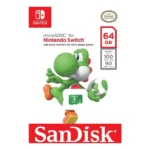 Carte mémoire SanDisk pour Nintendo - 64Go - Compatible avec la Nintendo Switch et OLED