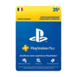 Carte cadeau PSN PlayStation 25€ – Compte français – Compatible avec PS5, PS4, PS3 et PS Vita
