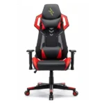 Chaise Gaming - Urban Wave -  matériau en maille et PU + accoudoirs 2D - version OC Vegas - Rouge/Noir