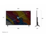 TV LG 55" - Smart QNED 4K UHD - Télécommande IA magique - Année 2025 - Wifi - BT - Assistant Google - WebOS25 - α7 Gen8 AI - 55QNED82A6A