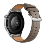 Montre connectée Huawei Watch GT6 Pro – 46mm – Jusqu’à 21 jour d’autonomie – BT – GPS - IP68 + IP69 (50m) – Bracelet en cuir marron – ATM-B29 – Image 2