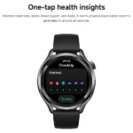 Montre connectée Xiaomi Watch S4 - 15Jrs d'autonomie - Écran 1,43" AMOLED - BT 5.3 - SpO₂ - Bracelet noir en silicone - BHR9195GL – Image 2