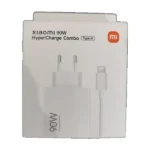 Chargeur secteur de téléphone rapide Xiaomi Hypercharge Combo – 90W – Type-A vers câble de données Type-C – BHR9459EU – Image 3