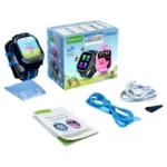 Montre connectée intelligente pour enfant  Smart Barry - Écran 1,83" - 4 à 5 jours d'autonomie - Appel Vidéo - SMS - GPS - 5G - SIM intégrée - Bleu/Noir - C006 Pro