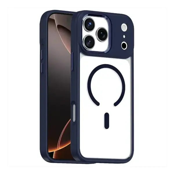 GNTITMG17PBL Coque de protection avec MagSafe intégré pour iPhone 17 Pro – Anti-rayures – Protection de la caméra – Bleu - GNTITMG17PBL – Image 1