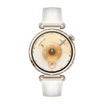 Montre connectée Huawei Watch GT6 - 41mm - 1,32" - Jusqu'à 21 jours d'autonomie - BT -GPS - IP68 + IP69 (50m) - Android et IOS - bracelet en cuir blanc - KSU-B19