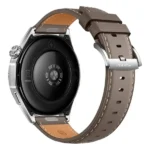 Montre connectée Huawei Watch GT6 - 46mm - Jusqu'à 21 jour d'autonomie - BT - IP68 + IP69 (50m) - Acier inoxydable - Bracelet en cuir gris - ATM-B19 – Image 2