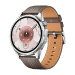 Montre connectée Huawei Watch GT6 - 46mm - Jusqu'à 21 jour d'autonomie - BT - IP68 + IP69 (50m) - Acier inoxydable - Bracelet en cuir gris - ATM-B19