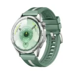 Montre connectée Huawei Watch GT6 - 46mm - Jusqu'à 21 jour d'autonomie - BT - IP68 + IP69 (50m) - Acier inoxydable - bracelet Vert tissé - ATM-B19 – Image 2