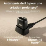 Micro cravate sans fil DJI Mic Mini - 1 TX (Transmetteur) - Audio de haute qualité - Annulation du bruit - IOS et Android – Image 2