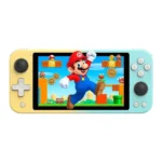 Ola Switch Lite – Console rétro portable avec +15.000 jeux intégrés – Khaki/Bleu