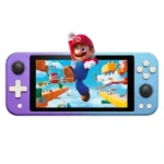 Ola Switch Lite – Console rétro portable avec +15.000 jeux intégrés – Violet/Bleu