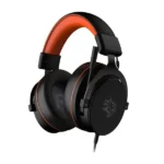 Casque de jeu Porodo Gaming PC RGB ENC - Réduction de bruit - Longueur du câble de 1,5m - Contrôle d'accès facile - PDX417OGBK
