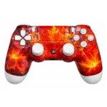 Manette PS4 - Sony DualShock 4 - Design fleur rouge