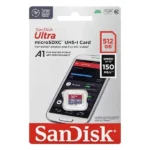 Carte mémoire SanDisk Ultra MicroSD SDXC UHS-I Card A1- 512Go - 150MB/S - SDSQUAC-512G-GN6MN
