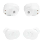 Écouteur sans fil JBL Tune Buds - BT 5.3 - 48h d'autonomie - Réduction de bruit active - Réduction Adaptative du bruit - Résistante à l’eau et à la poussière - Blanc – Image 2