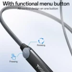 Écouteur sans fil en collier Yesido - 35H d'autonomie - BT 5.4 - Batterie intégrée de 350 mAh - Bouton de commande rotatif intelligent - YSP30 – Image 2