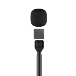 Micro cravate avec pêche sans fil Candc Interview - 1 émetteur et 1 récepteur - 1TX + 1RX - Réduction de bruit - 6 à 8h d'autonomie - Pour interview et reportage – Image 3