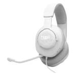 Casque gaming filaire JBL Quantum 100M2 – Câble 1,2m – Microphone amovible – Compatible avec PC, Xbox, PlayStation, Switch, mobile, Mac, VR – Blanc – Image 3