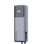 Powerbank Xiaomi 165W - 10000mAh - Charge Smartphone & PC - Ultra-Rapide avec Câble USB-C Intégré - BHR9361GL - Gris