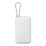 Powerbank Xiaomi 22,5W - 20000mAh - câble USB Type-C intégré - BHR9738GL - Gris Clair – Image 4