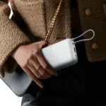 Powerbank Xiaomi 22,5W - 20000mAh - câble USB Type-C intégré - BHR9738GL - Gris Clair – Image 3