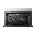 Four électrique encastrable Hisense - 125L - 2800-3400W - 90x60cm - Multifonctionnelle - Pour pâtisserie, rôtissage et grillades - HEO901SS03 – Image 2