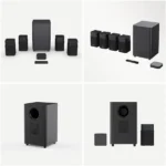 Haut-parleur Party speaker system 4.1.2CH sans fil Hisense - 6 baffes - 720W - Son surround pur avec Dolby Atmos et DTS:X - HT SATURN – Image 2