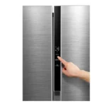 Réfrigérateur Américain double portes Nofrost Inverter Midea - 460L - 8 tiroirs + 4 casiers - Économique - Commandes tactiles - Wi-Fi - MDRS619FGF46 – Image 2