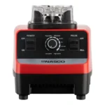 Mixeur avec broyeur 2en1 Nasco - 2L - 1000W - Moteur rouge - Bol en plastique - NAS-BL1351-TMT – Image 2
