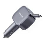 Chargeur de voiture avec câble type-c rétractable intégré Anker Nano Car Charger - 75W - 1 port Type-C - A2738HA2