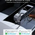Chargeur de voiture avec câble type-c rétractable intégré Anker Nano Car Charger - 75W - 1 port Type-C - A2738HA2 – Image 2
