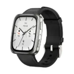 Montre connectée Amazfit Active 2 Square - 10J d'autonomie - Écran 1,75" - Compatible iOS et Android - GPS - Wifi - BT -  Bracelet en cuir noir - Écran tactile - – Image 3