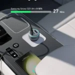 Chargeur de voiture compact avec câble type-c Anker 335 Car Charger - 67W - 2 ports Type-C et 1 port USB - B2736H11 – Image 3